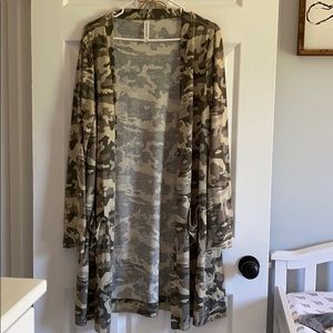 Camo Cardigan